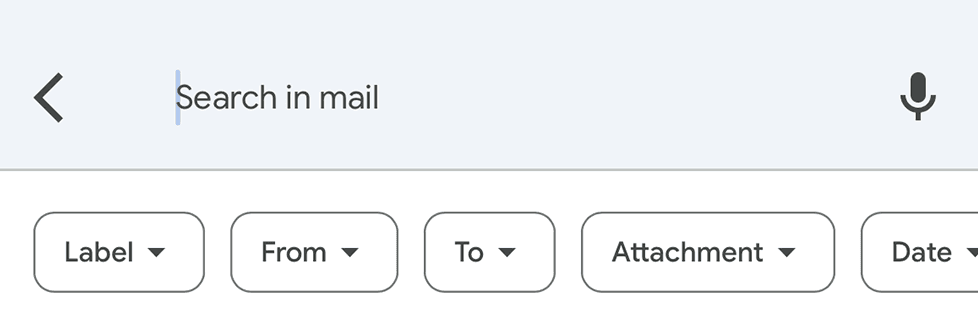 Gmail Search Email Bar