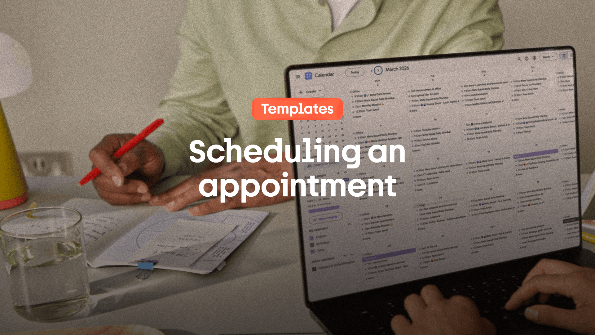 Scheduling an appointment email