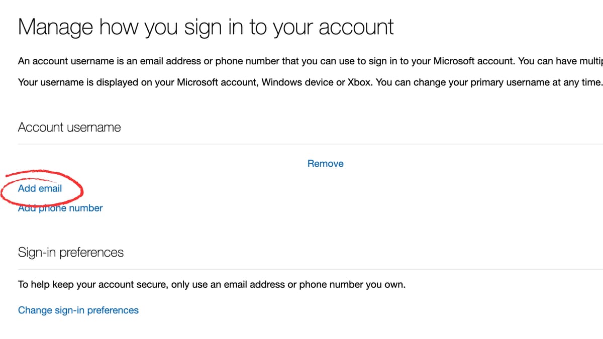 How to change your email address in Outlook: Step 3