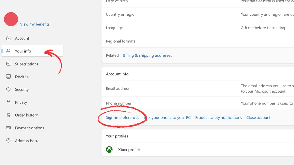 How to change your email address in Outlook: Step 2