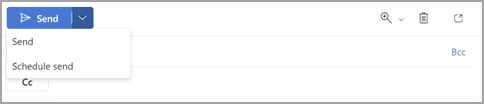 How to schedule an email in Outlook (desktop and web) Step 1
