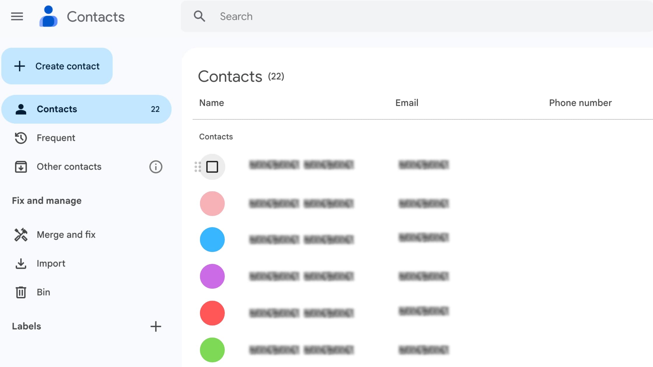 How to create an email group in Gmail (Using Google Contacts) Step 2