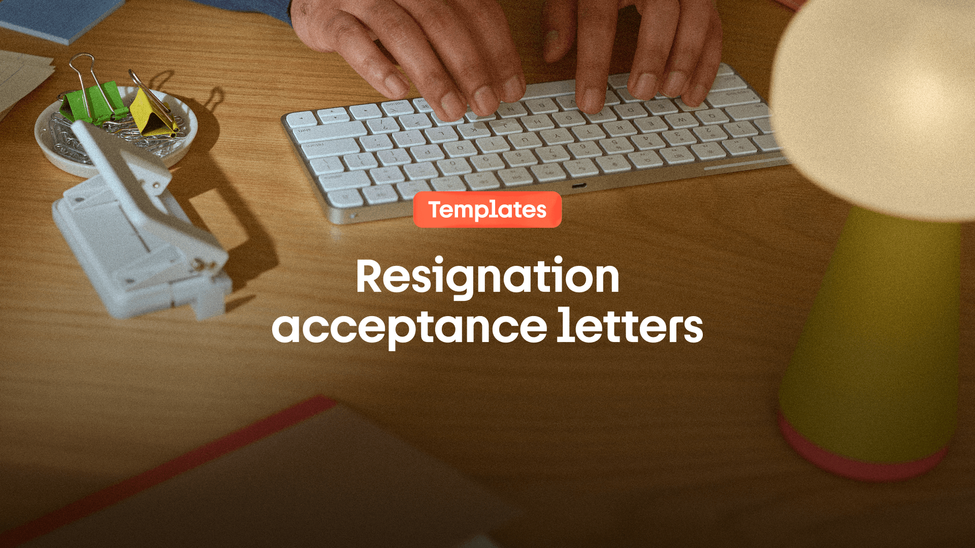 Resignation acceptance letters