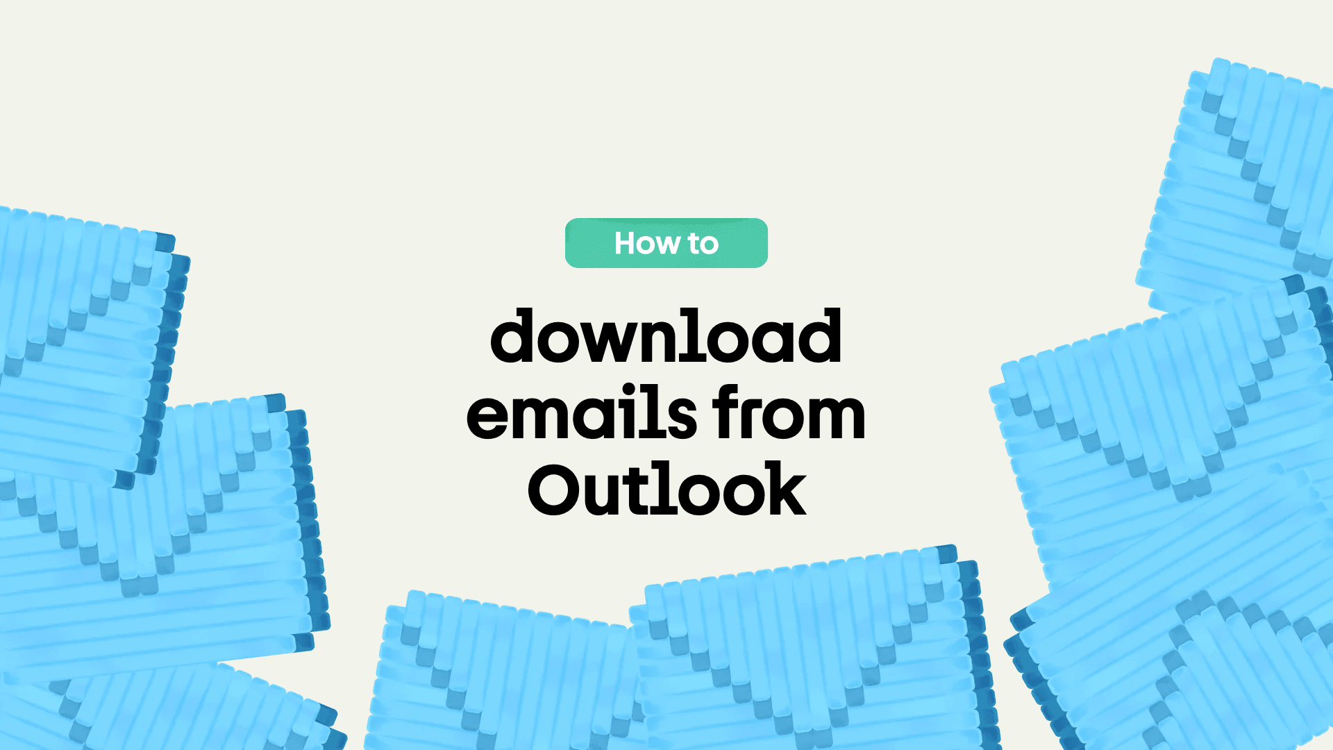 how to download emails from outlook